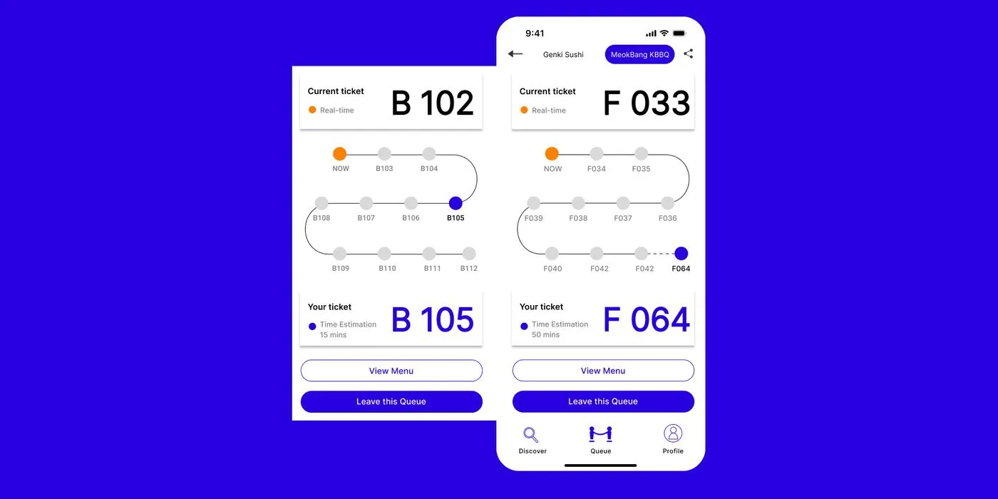 Q - in 2 queues simultaneously 